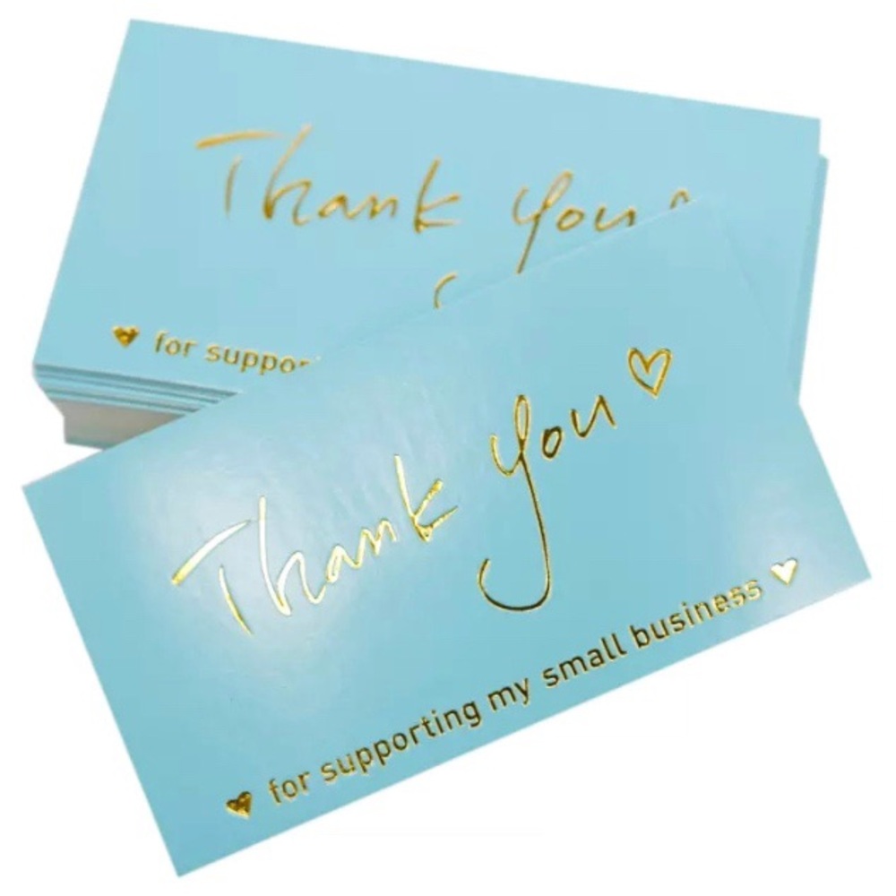 Thank You Cards. Small Business Cards. Shipping Supplies. Product Packaging